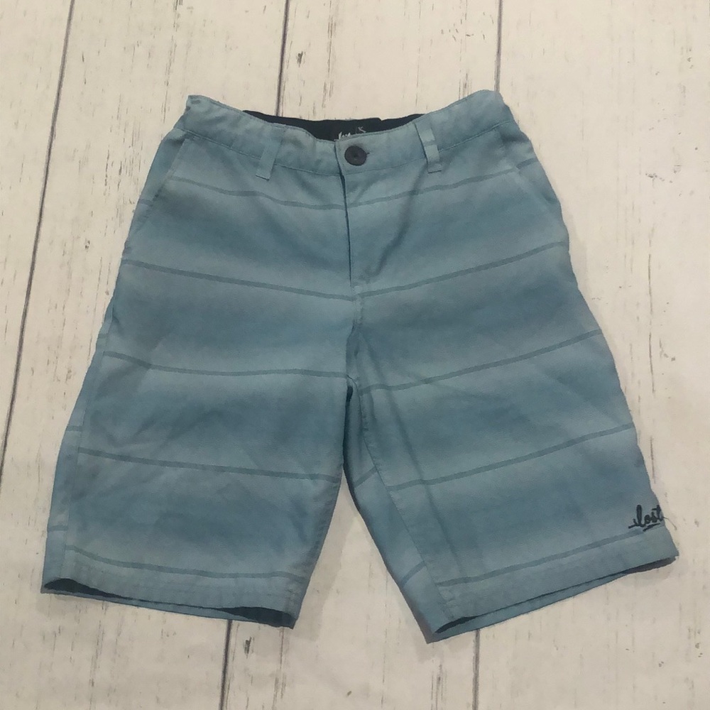 It’s boys blue striped shorts